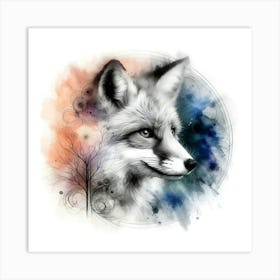 Wild Animal Illustration 341 Art Print