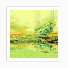 Abstract Landscape Art Print