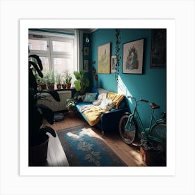 Bohemian Living Room Art Print