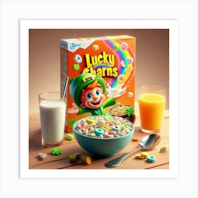 Lucky Charms Cereal Art Print