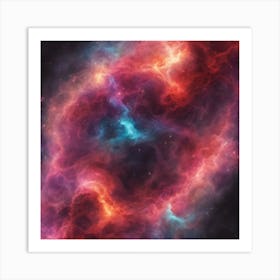 153535 Glowing Nebula Of Vibrant Gas And Dust, Celestial, Xl 1024 V1 0 Art Print