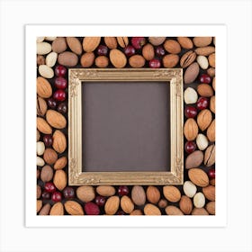 Frame With Nuts 2 Art Print