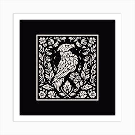 Crow art Art Print