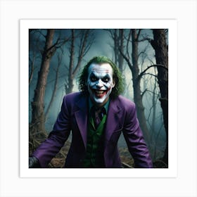 Joker In The Woods 9 Art Print