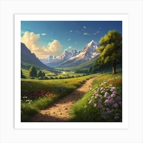 Pleasant Scenery Art Print