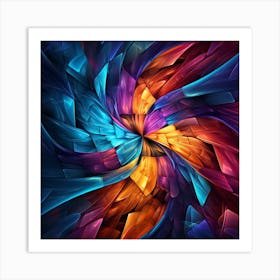 Abstract Swirl Art Print