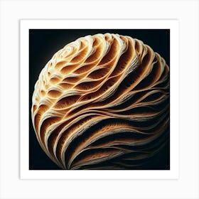 Paper Sphere Art Print