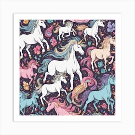 Unicorns Art Print