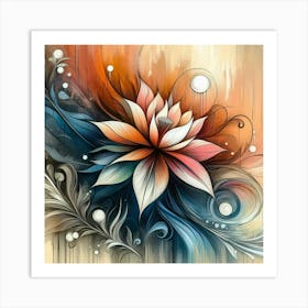 Lotus Flower 4 Art Print