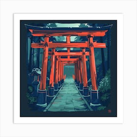 Fushigi Gate 5 Art Print