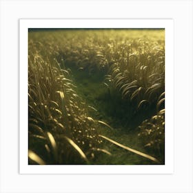 Golden Wheat Field Art Print