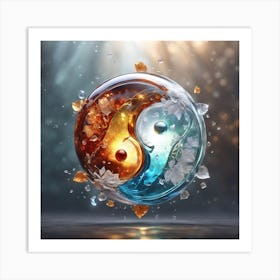 Yin Yang 5 Art Print