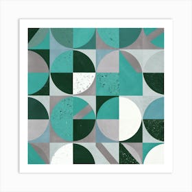 Abstract Geometric Pattern 6 Art Print