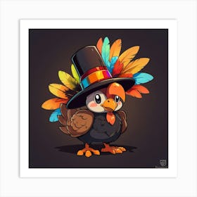 Thanksgiving Turkey 11 Art Print