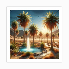 Beautiful Oasis 1 Art Print