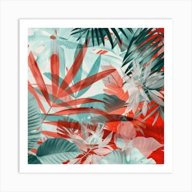 Tropical Leaves 112 Art Print