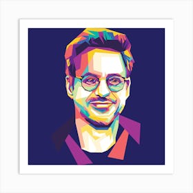 Wpap Robert Downey Jr Art Print