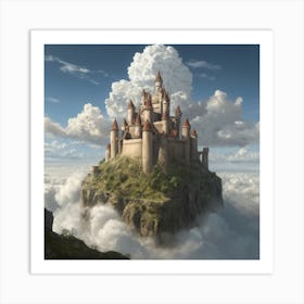 Castle In The Clouds 5 Art Print