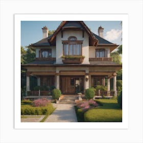 Victorian House Art Print