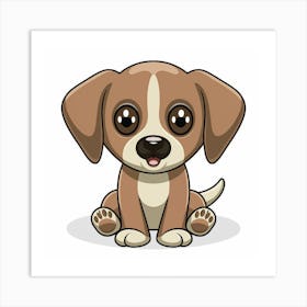 Cute Puppy 2 Art Print