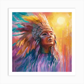 Indian Woman 1 Art Print