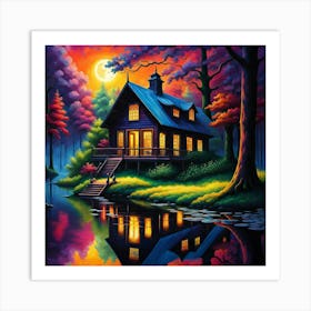 Cabin In The Woods 2 Art Print