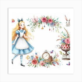 Alice in Wonderland 1 Art Print