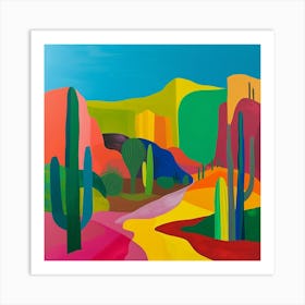 Abstract Travel Collection Mexico 1 Art Print