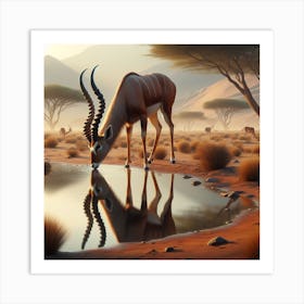 Antelope 2 Art Print