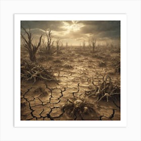 Dry Land 12 Art Print