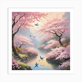 Cherry Blossoms 14 Art Print