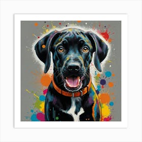 Great Dane Pup Art Print