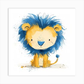 Little Lion Canvas Print Art Print