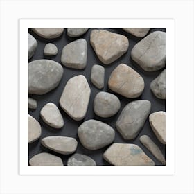 Pebbles 19 Art Print