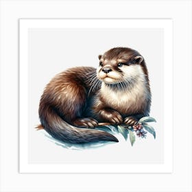 Otter 1 Art Print