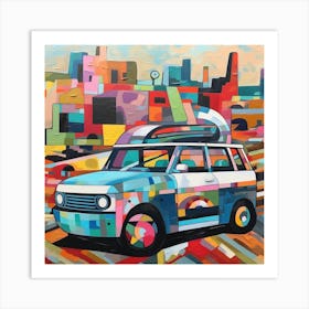 Nissan Wagon 1 Art Print