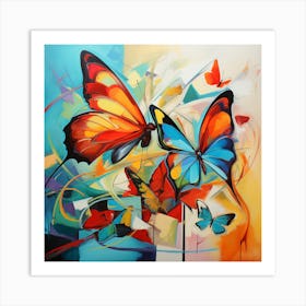 Butterfly Painting 6 Art Print