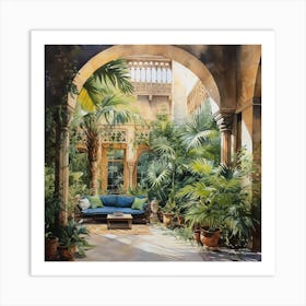 Morrocan Riyadh Room Art Print