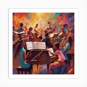 Harmonies In Motion (6) Art Print