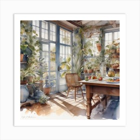 Life Watercolor Art Print