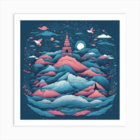 Sky And Clouds Art Print