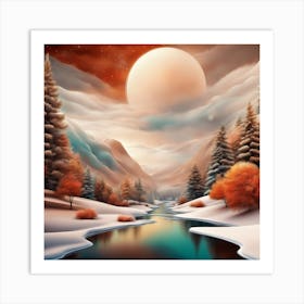 Frosthaven Serenity Art Print