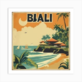 Retro Travel Poster Art Print