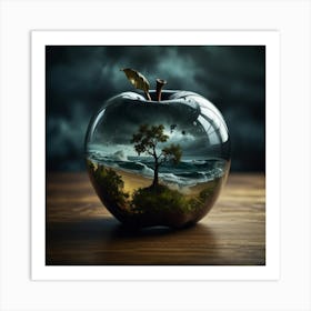 Tree In An Apple Art Print