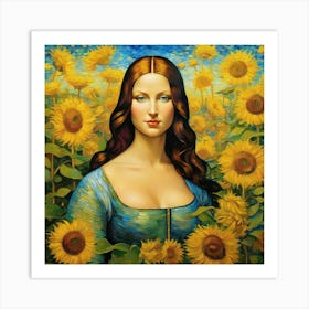 Mona Lisa gi Art Print