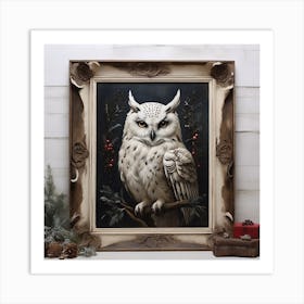 Owl Painting Art Print