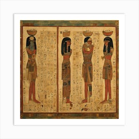 Egyptian Queens Women Historically Art Art Print