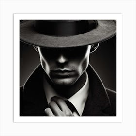 Man In A Hat 2 Art Print