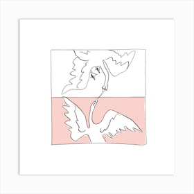 Swans Art Print