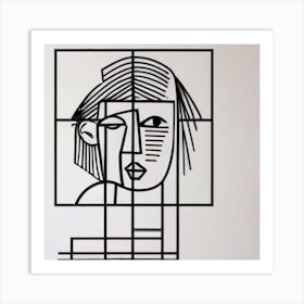 Face Of A Woman Art Print